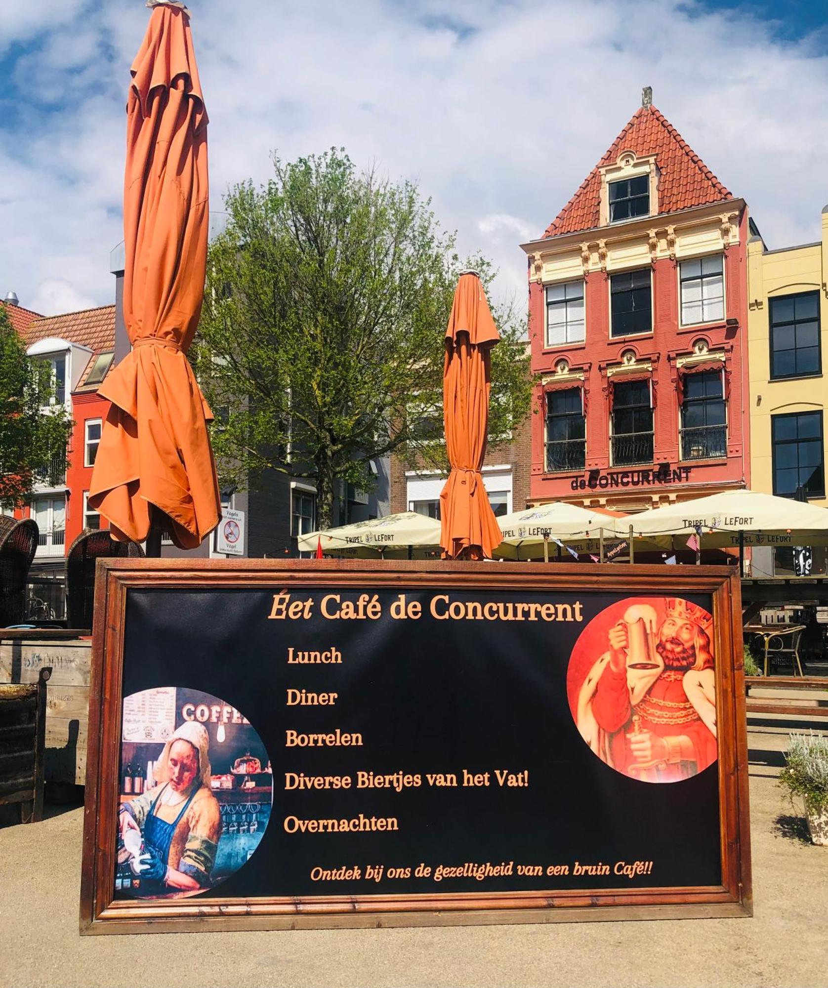 Slapen Bij Cafe De Concurrent Hotel Vlissingen Luaran gambar